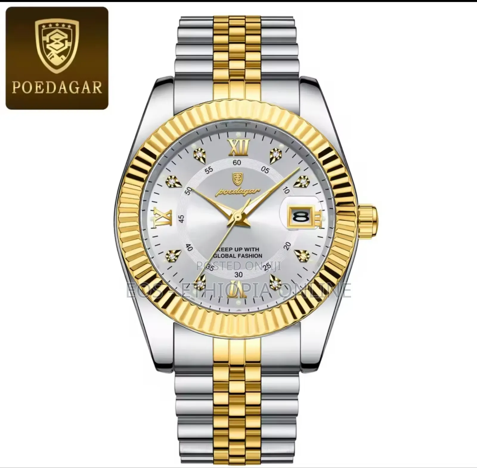 Poedagar Luxurious Watches for Men - With Box [Preorder]