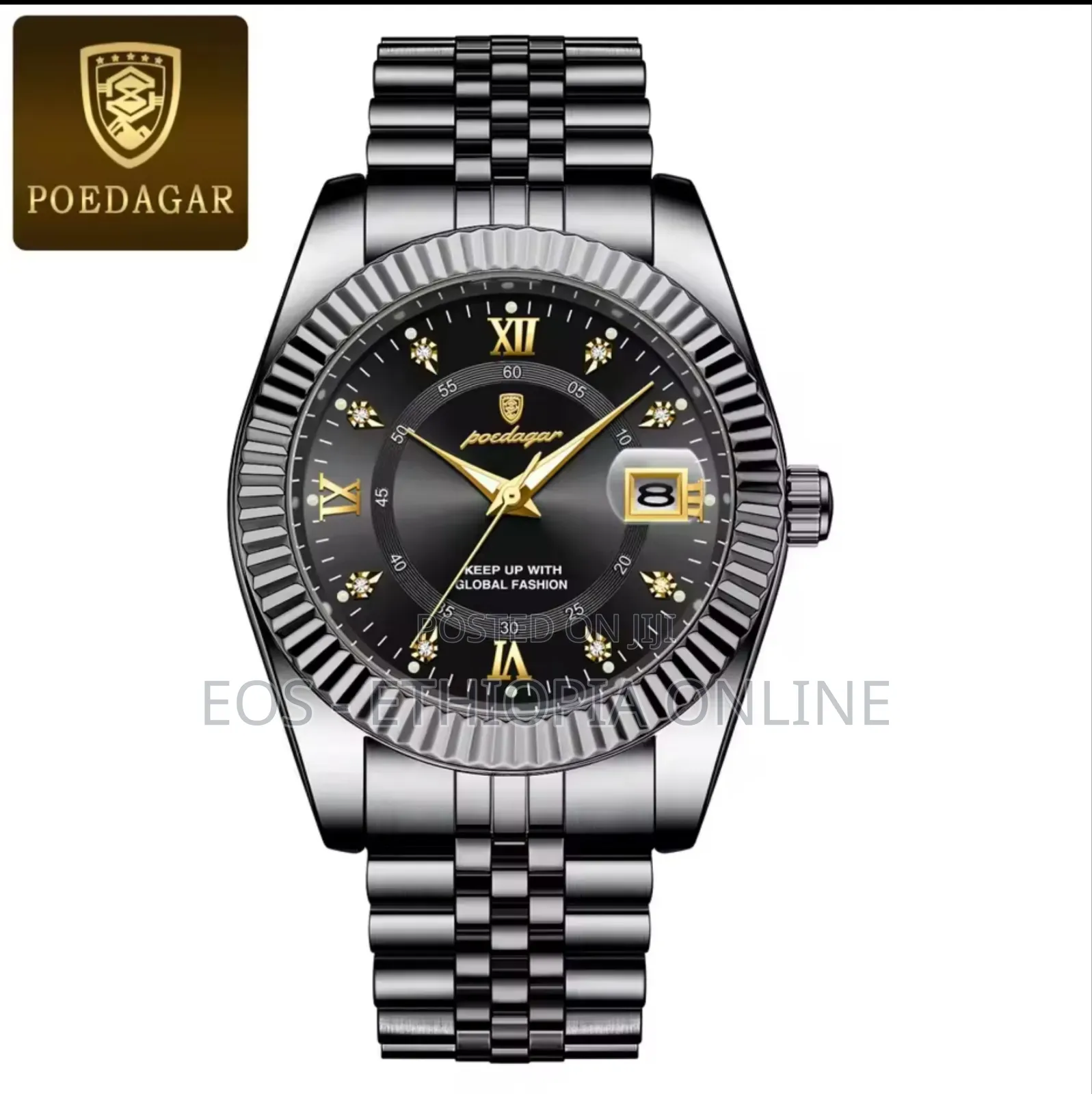 Poedagar Luxurious Watches for Men - With Box [Preorder]