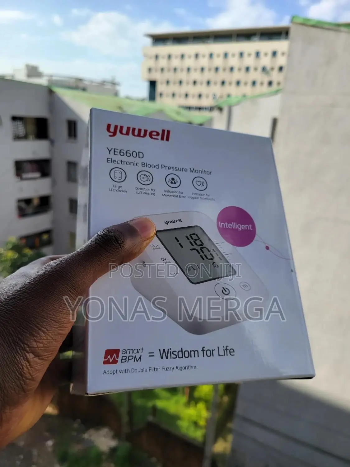 Bp Monitor脂山blood Pressure Monitor With Cuff Wrapping Guide