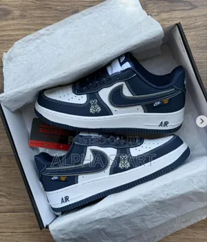 Nike Air Blue White Force 1 Customized Master Quality