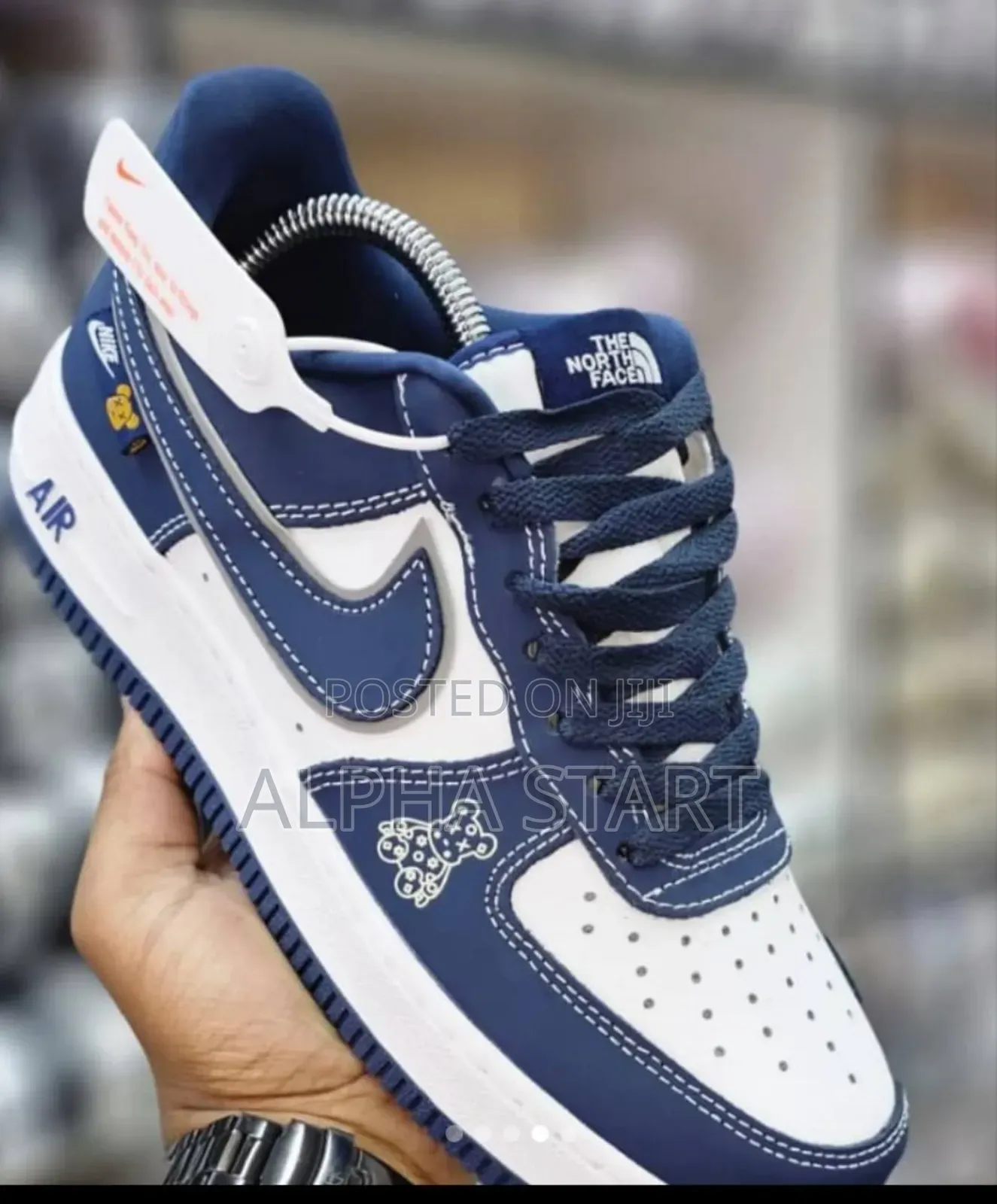 Nike Air Blue White Force 1 Customized Master Quality