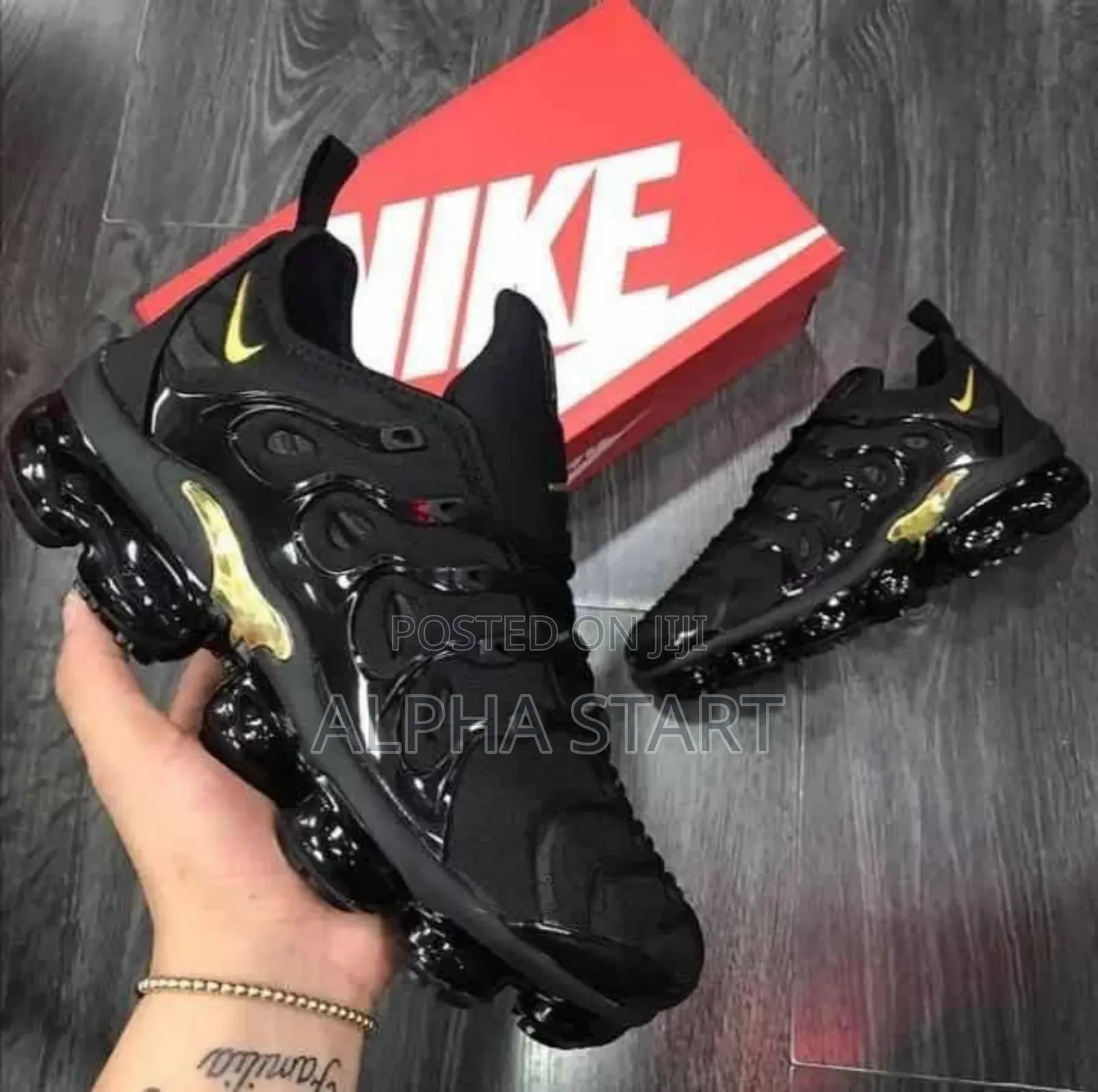 Nike Vapormax Black Golden ** Master Quality