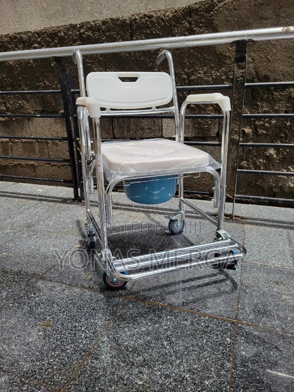 Commode Chair喪勞bathroom Bedside巨foldable Toilet Chair Shower