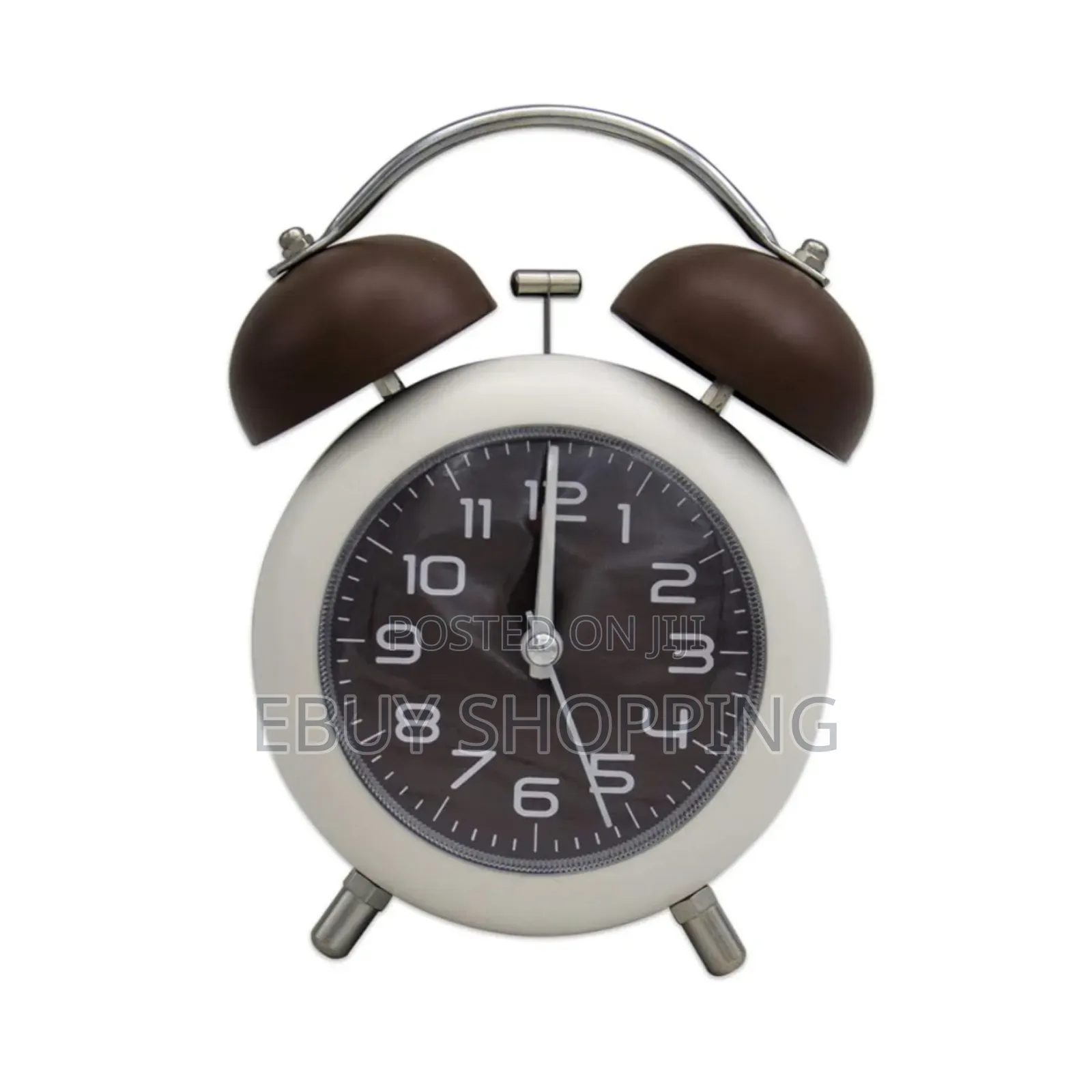 Elegant Battery-Operated Alarm Clock for Bedroom Office
