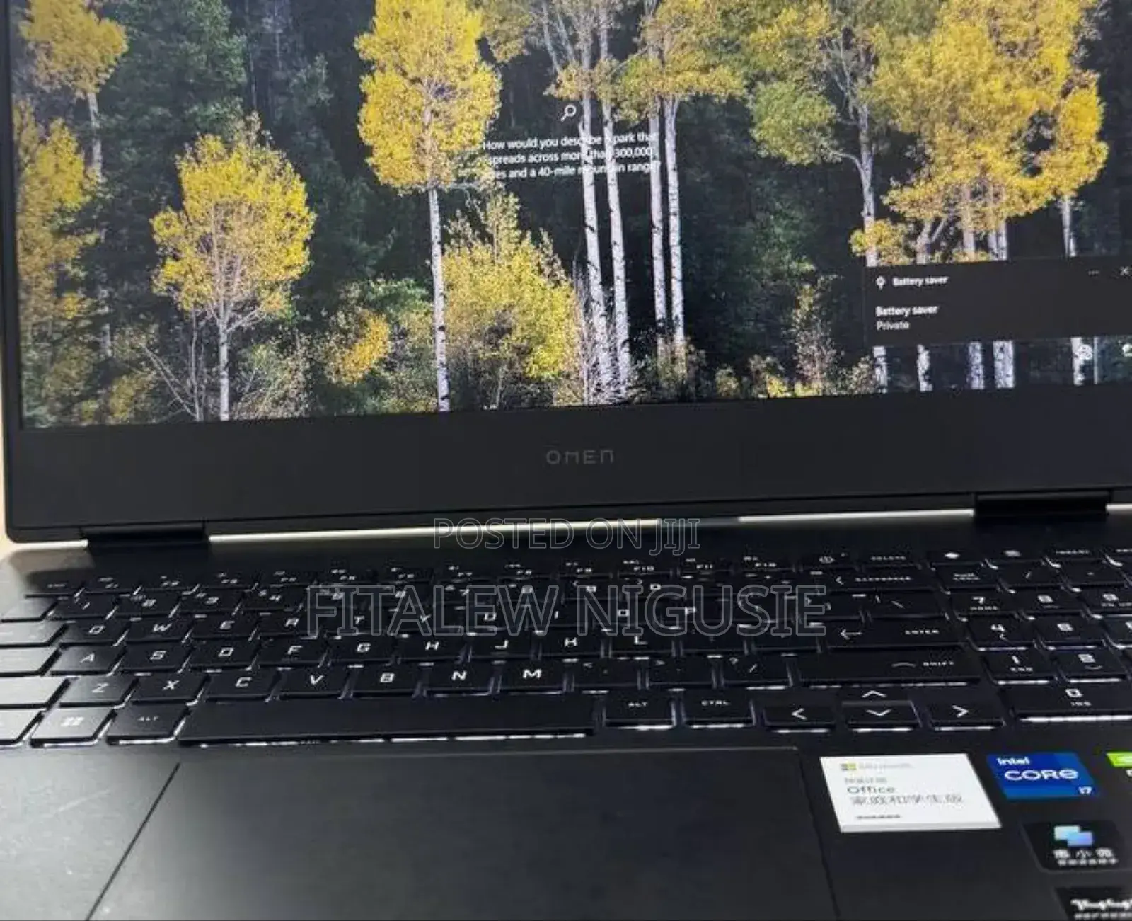 New Laptop HP Omen 16 16GB Intel Core I7 SSD 512GB