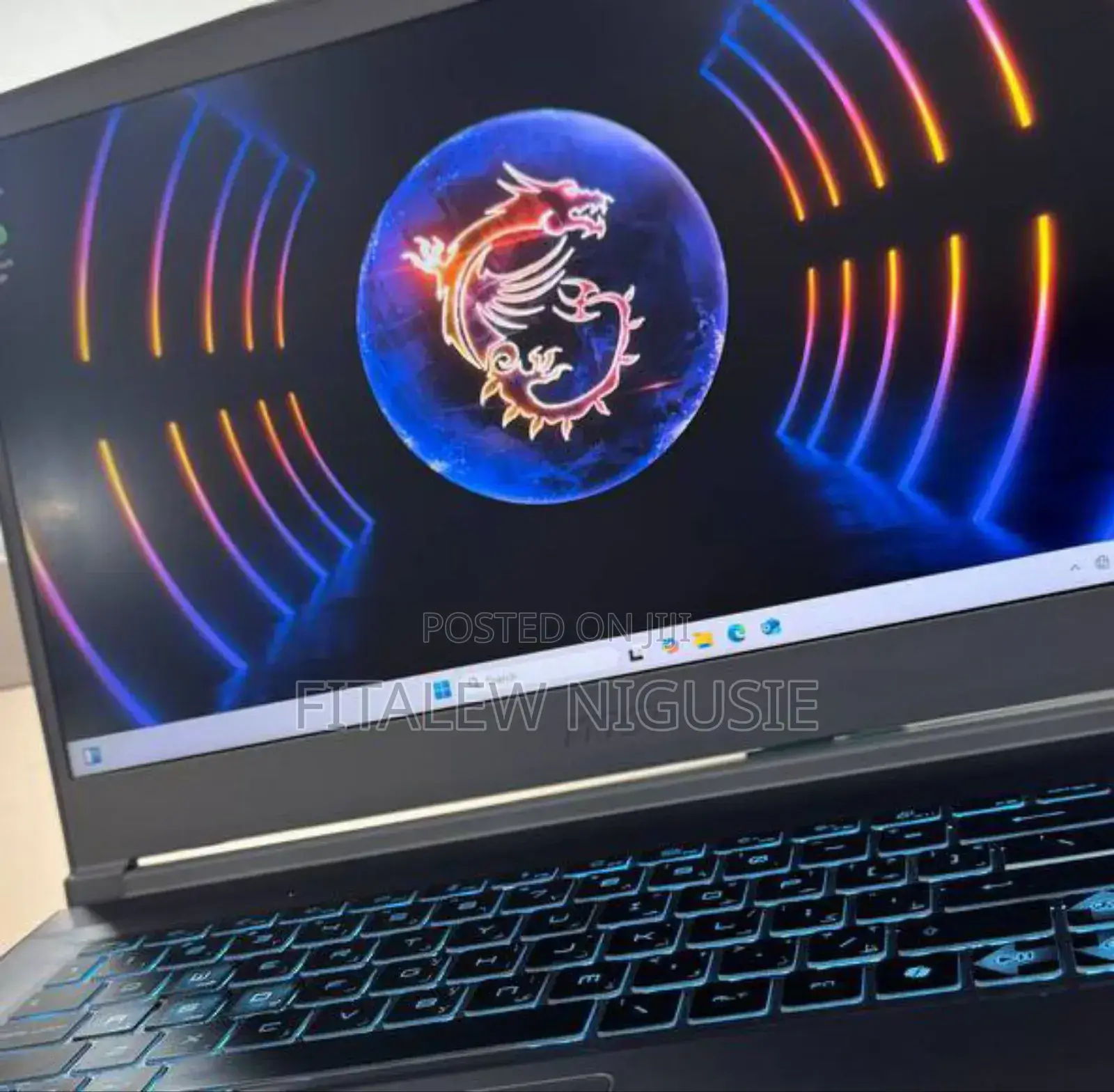 New Laptop MSI 16GB Intel Core I7 SSD 512GB