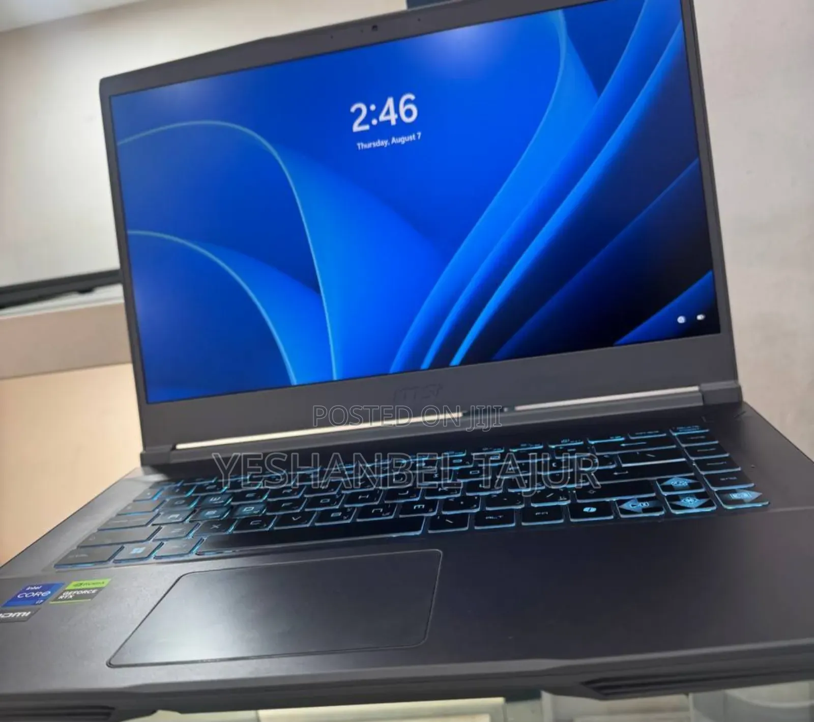 New Laptop MSI GF63 16GB Intel Core I7 SSD 512GB