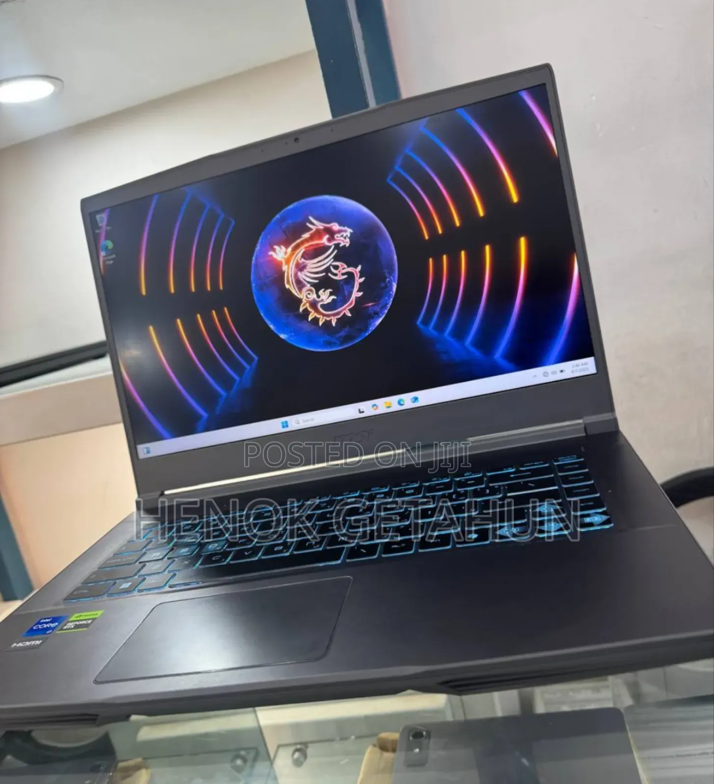 New Laptop MSI GF63 16GB Intel Core I7 SSD 512GB