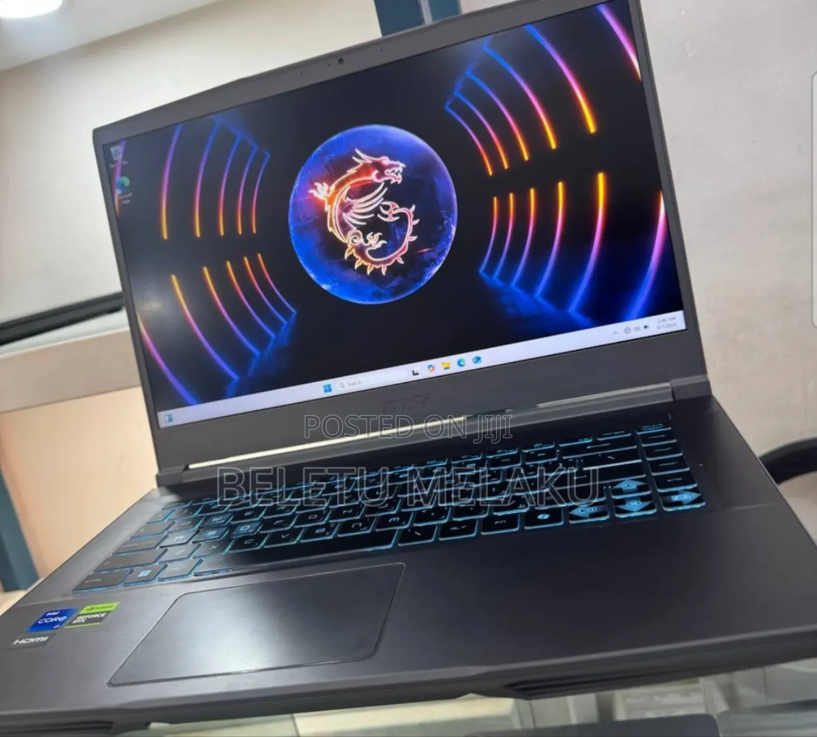 New Laptop MSI 16GB Intel Core I7 SSD 512GB