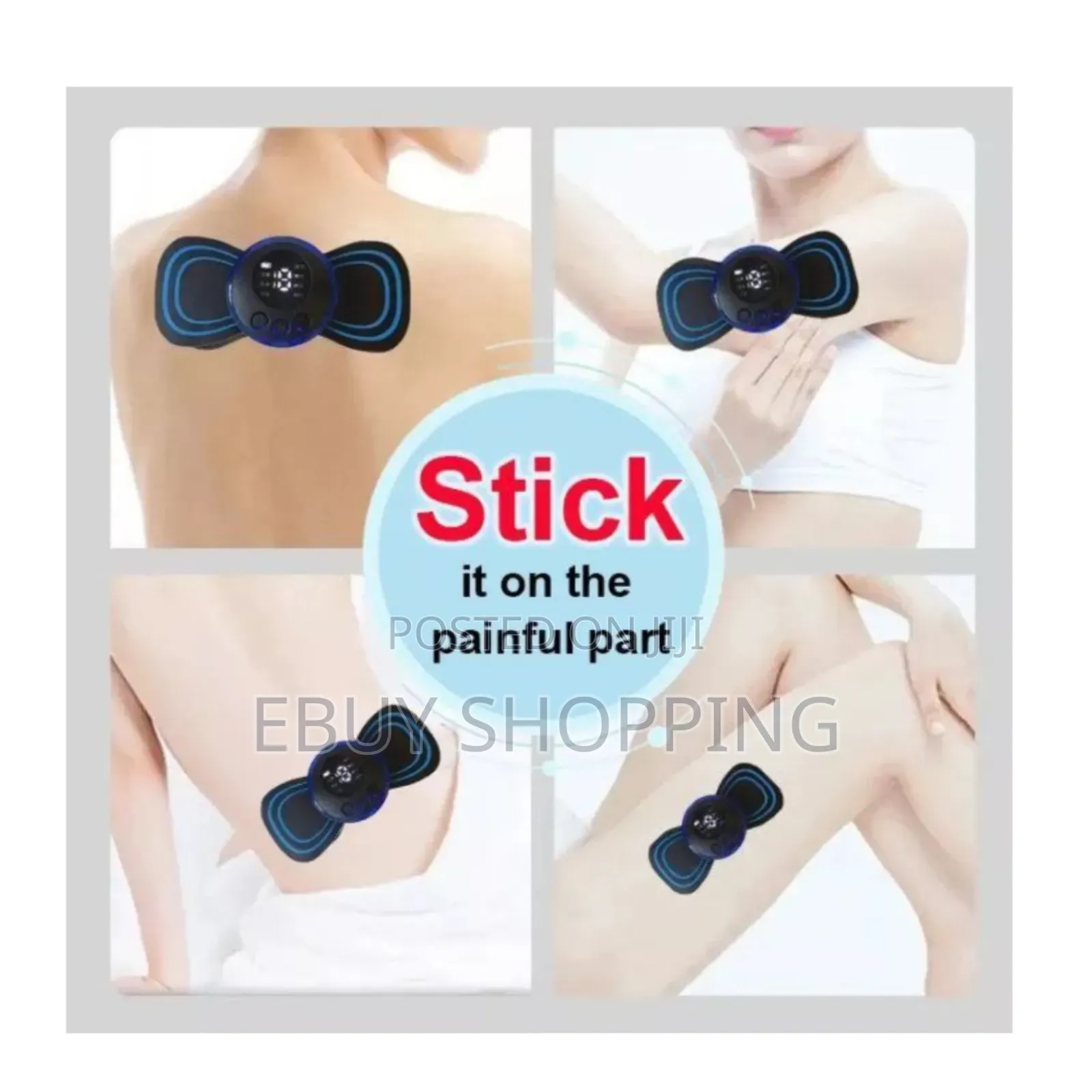 **Neck Back Pain Relief – Ems Mini Massager Patch!**