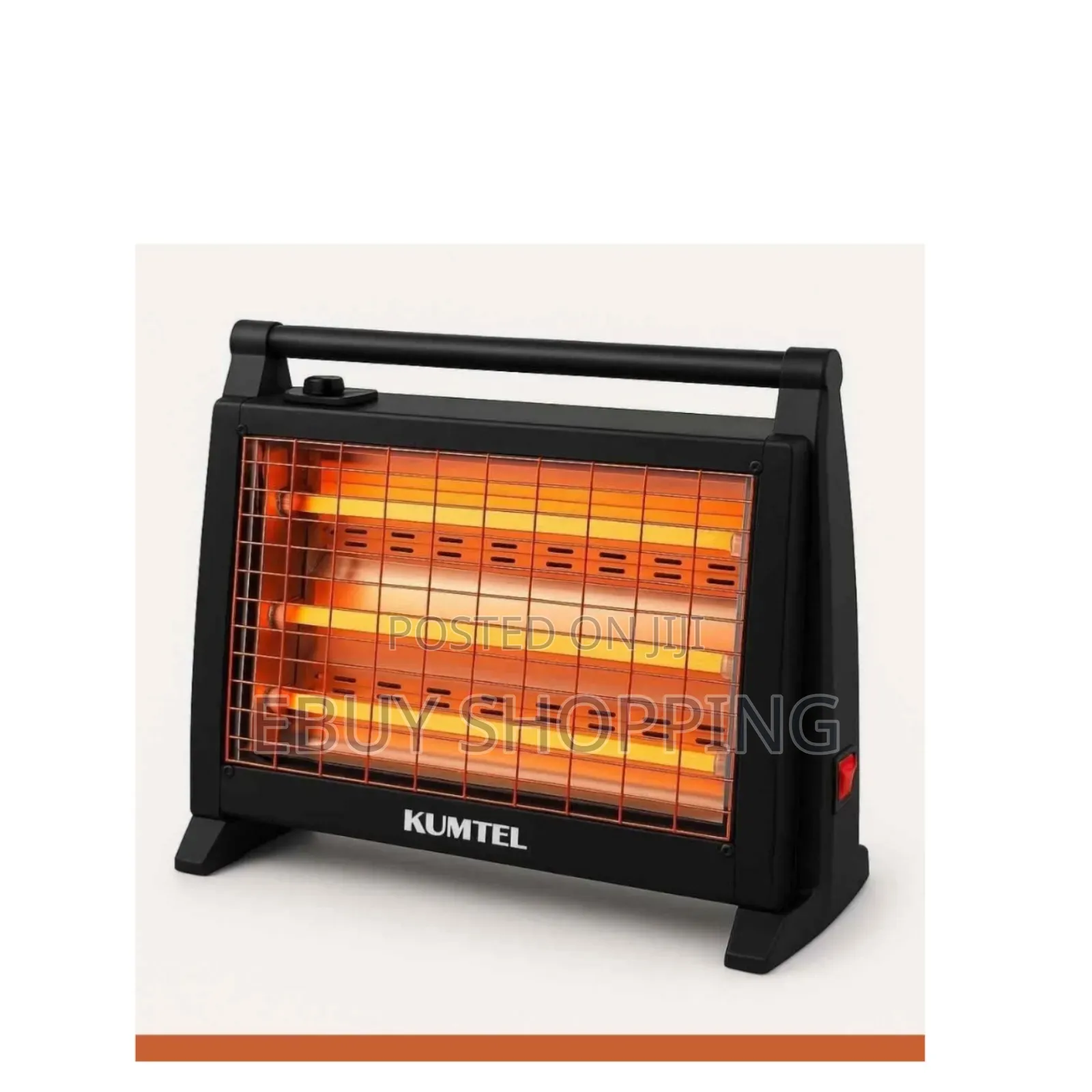 **Kumtel 3-Quartz Tube Heater – Sunlike Comfort**