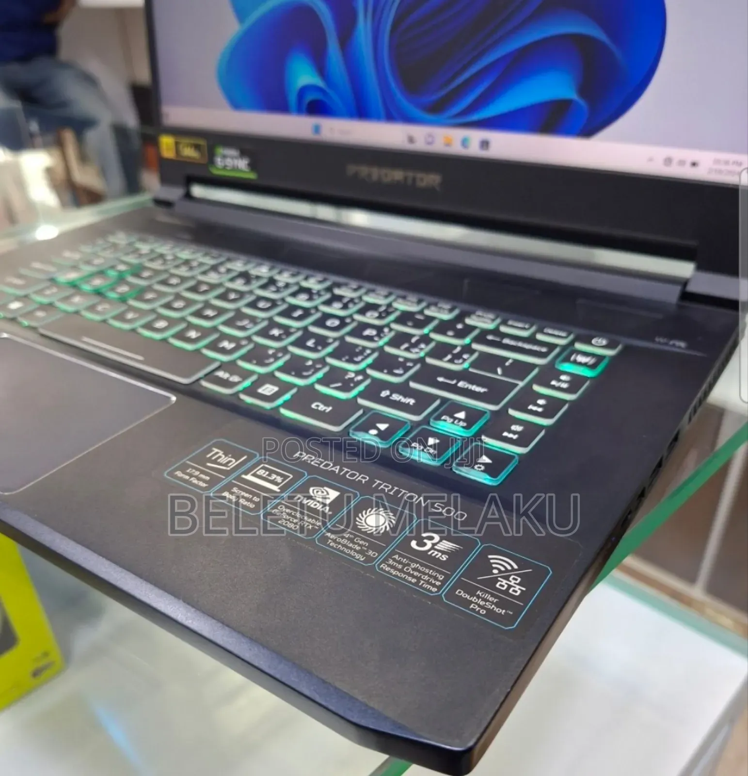 New Laptop Acer Predator Helios 300 16GB Intel Core I7 SSD 1T