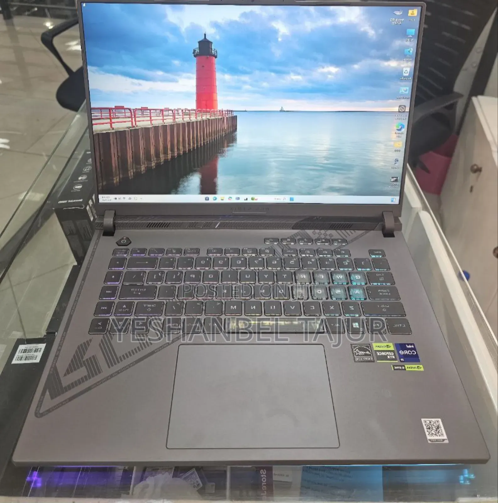 New Laptop Asus ROG Strix G16 G614 16GB Intel Core I9 SSD 512GB