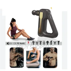 **Powerful Handheld Fascia Gun – Quiet Deep Tissue Therapy