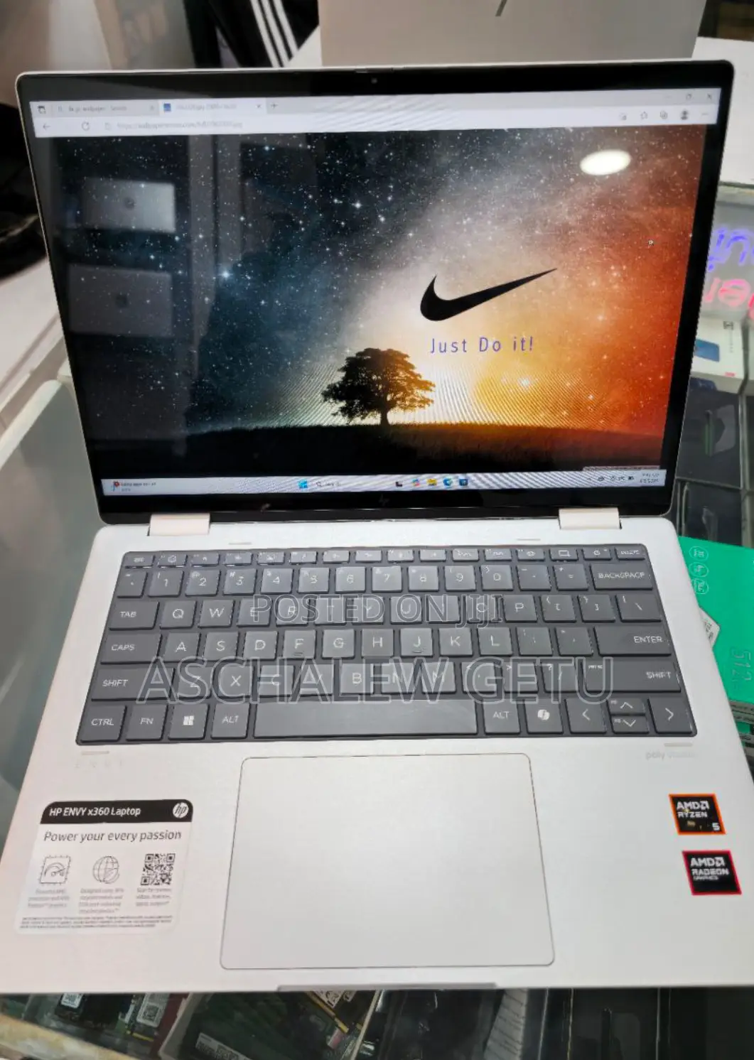 New Laptop HP Envy X360 16GB AMD Ryzen 5 SSD 512GB