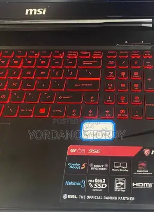 New Laptop MSI GF63 16GB Intel Core I7 SSD 512GB