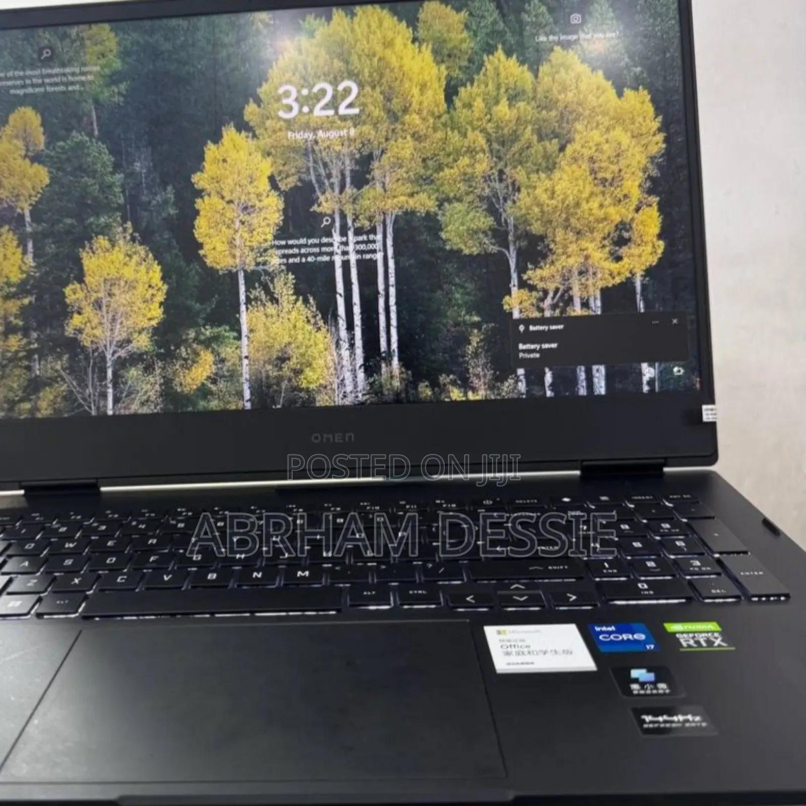 New Laptop HP Omen 16 16GB Intel Core I7 SSD 512GB