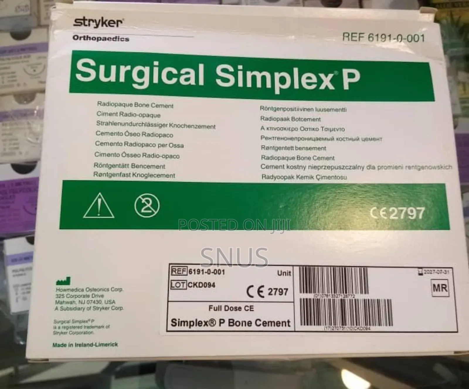 Surgical Simplex Bone Cement