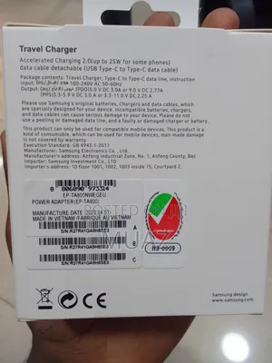 Samsung 25w Usb-C Fast Charger