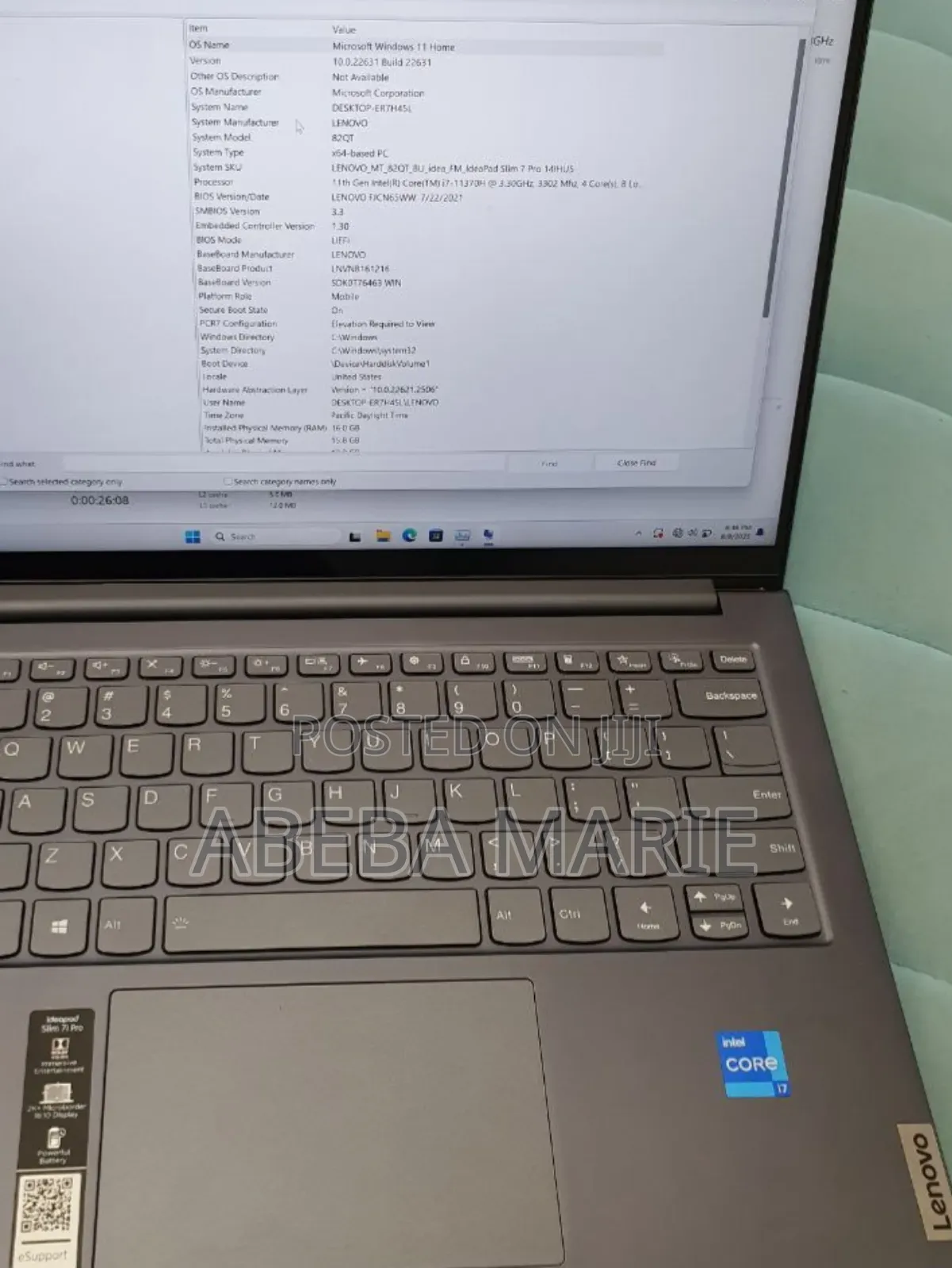 New Lenovo IdeaPad 5 Slim 13th Gen I7 16GB Intel Core I7 SSD 512GB