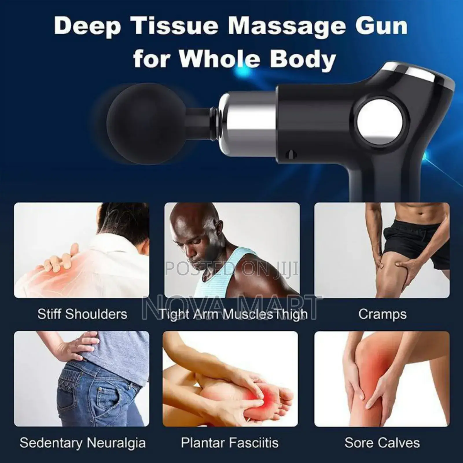 8in1 Blueidea Fascial Gun Massager