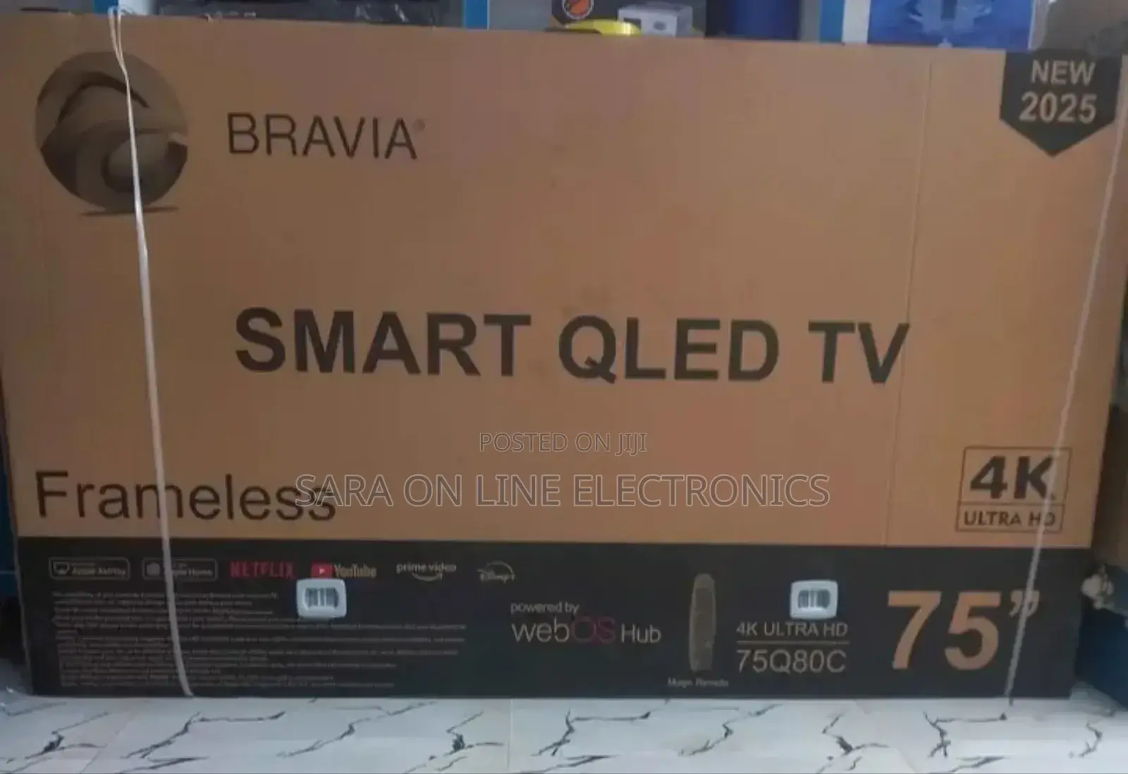 Bravia 75" Farmless Tv New 2025