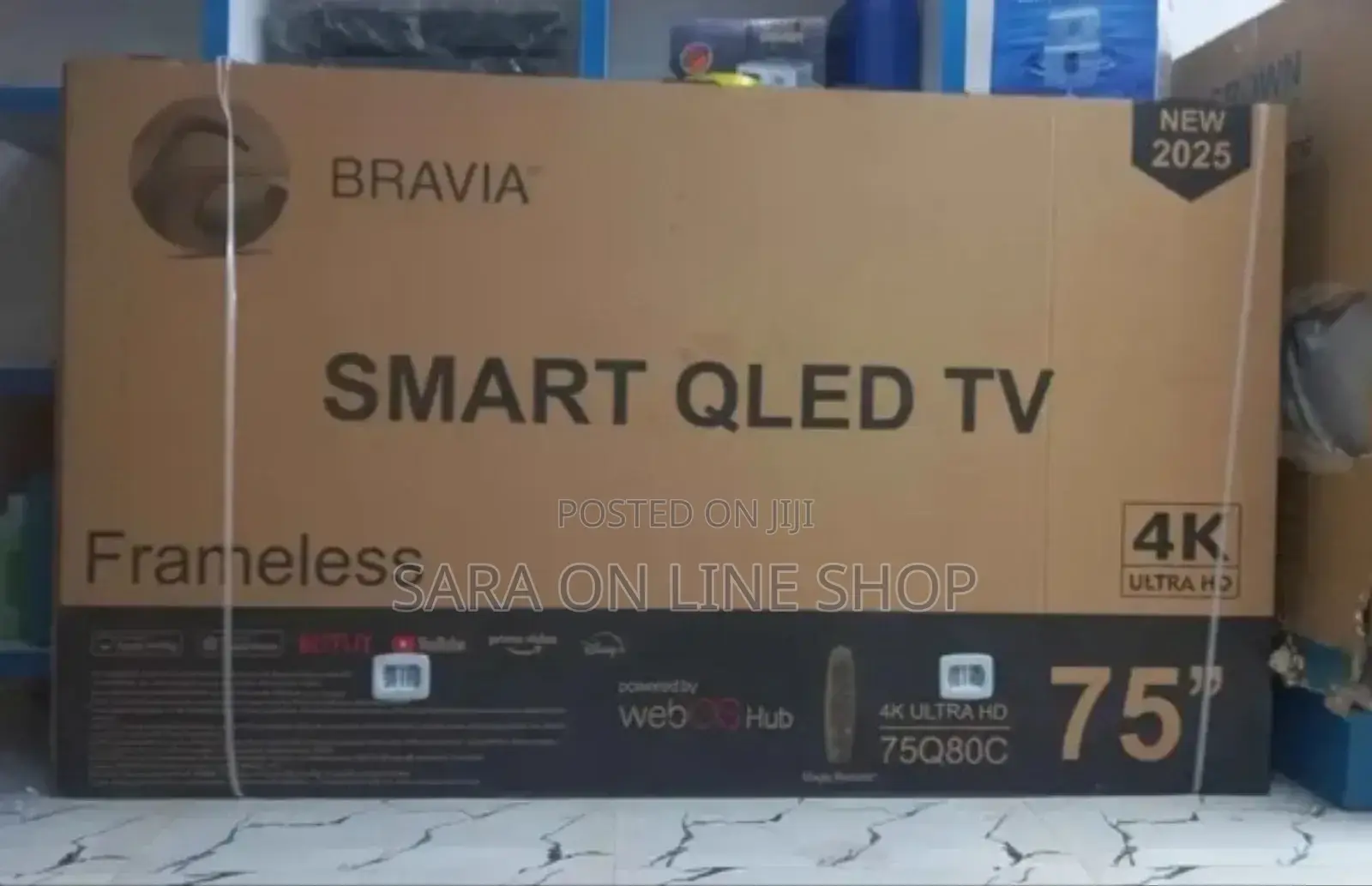 Bravia 75" Farmless Tv New 2025
