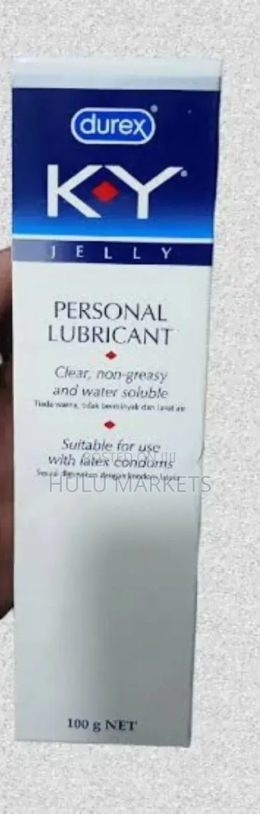 Durex K Y Brand Jelly Personal Lubricant 100g ,50g and 75g