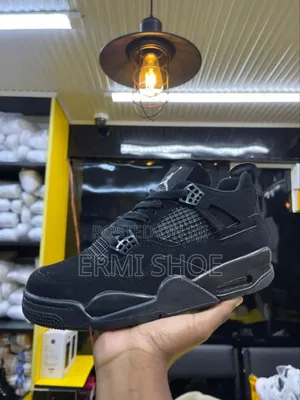 Full Black Jordan Four