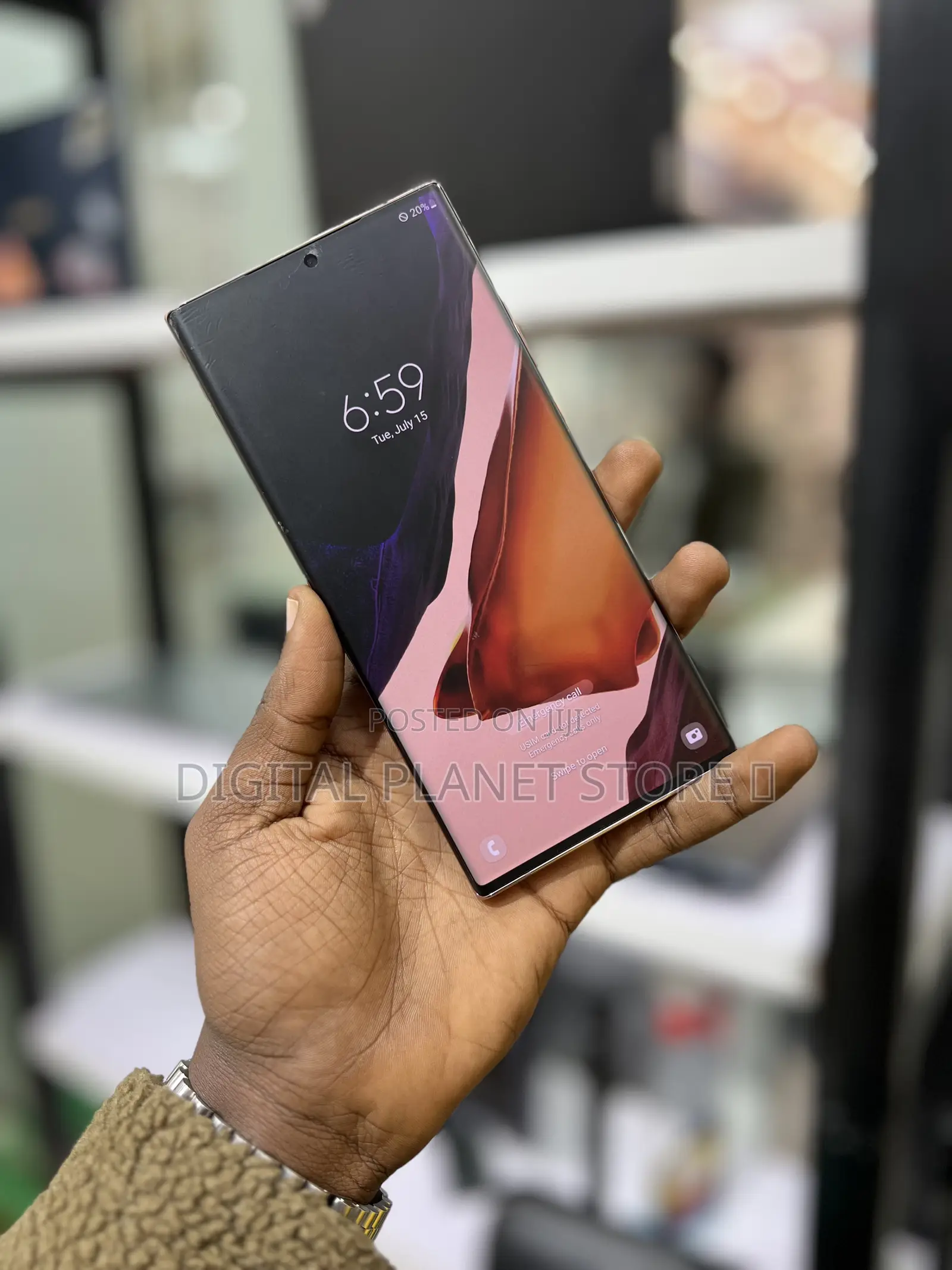 New Samsung Galaxy S20 Ultra 256 GB Gold