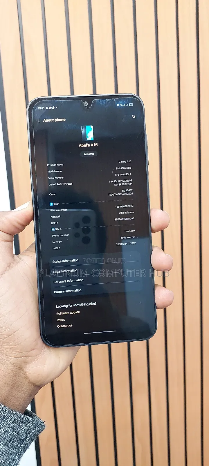 New Samsung Galaxy A16 128 GB Black