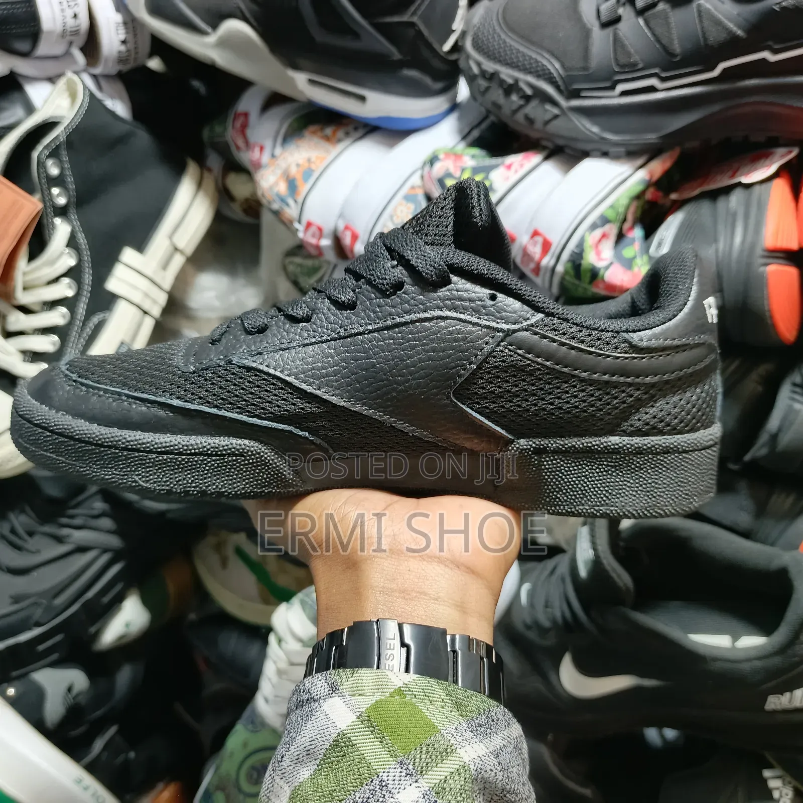 Leather Black Reebok