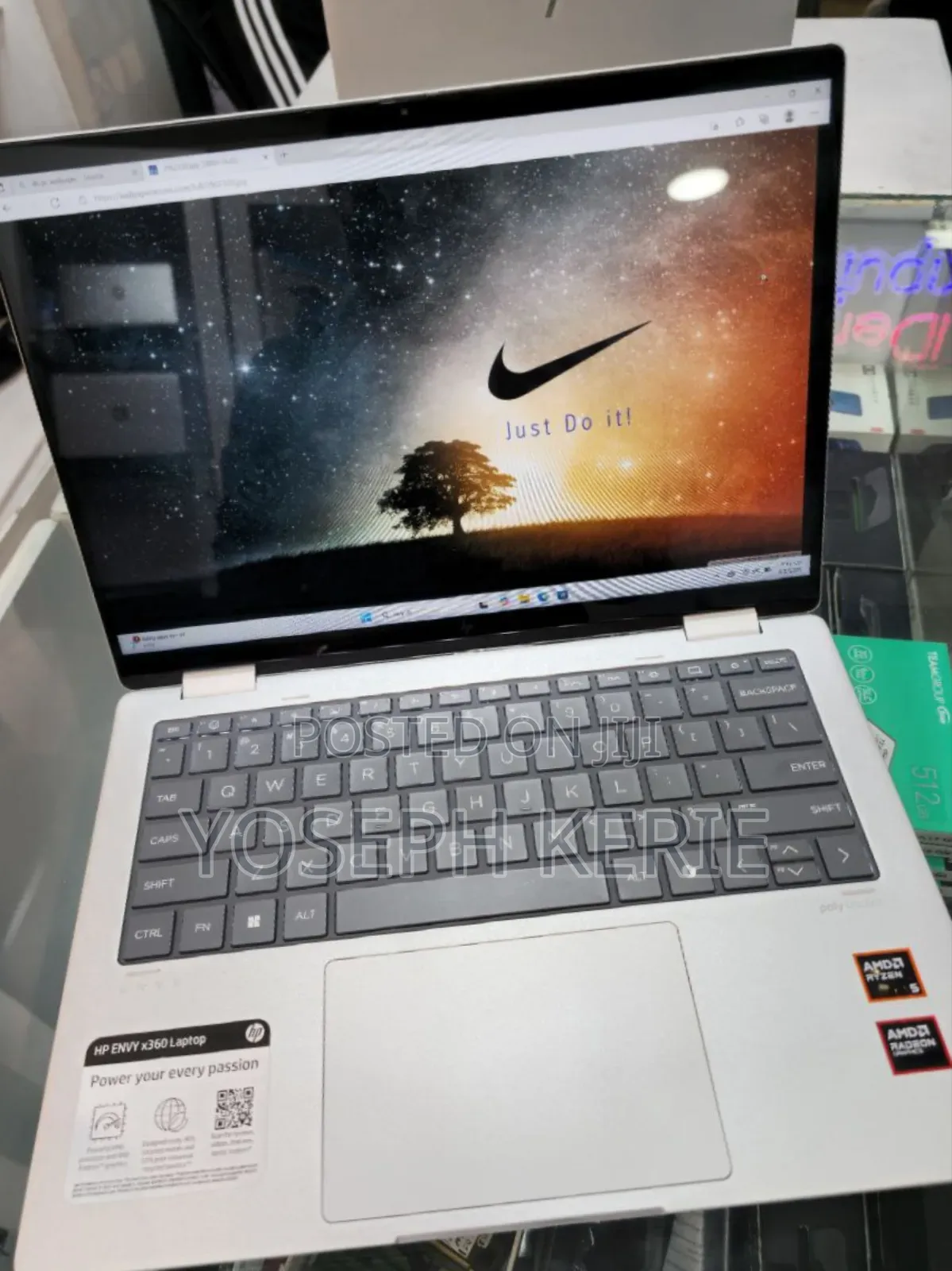 New Laptop HP Envy X360 16GB AMD Ryzen 5 SSD 512GB