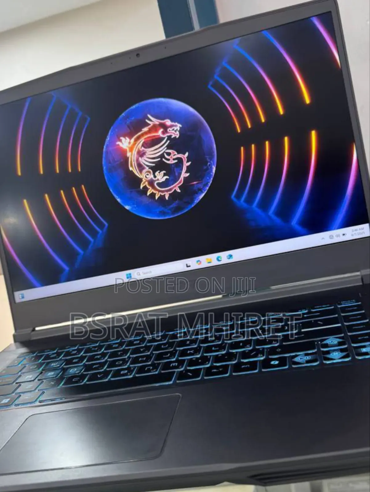 New Laptop MSI GF63 16GB Intel Core I7 SSD 512GB