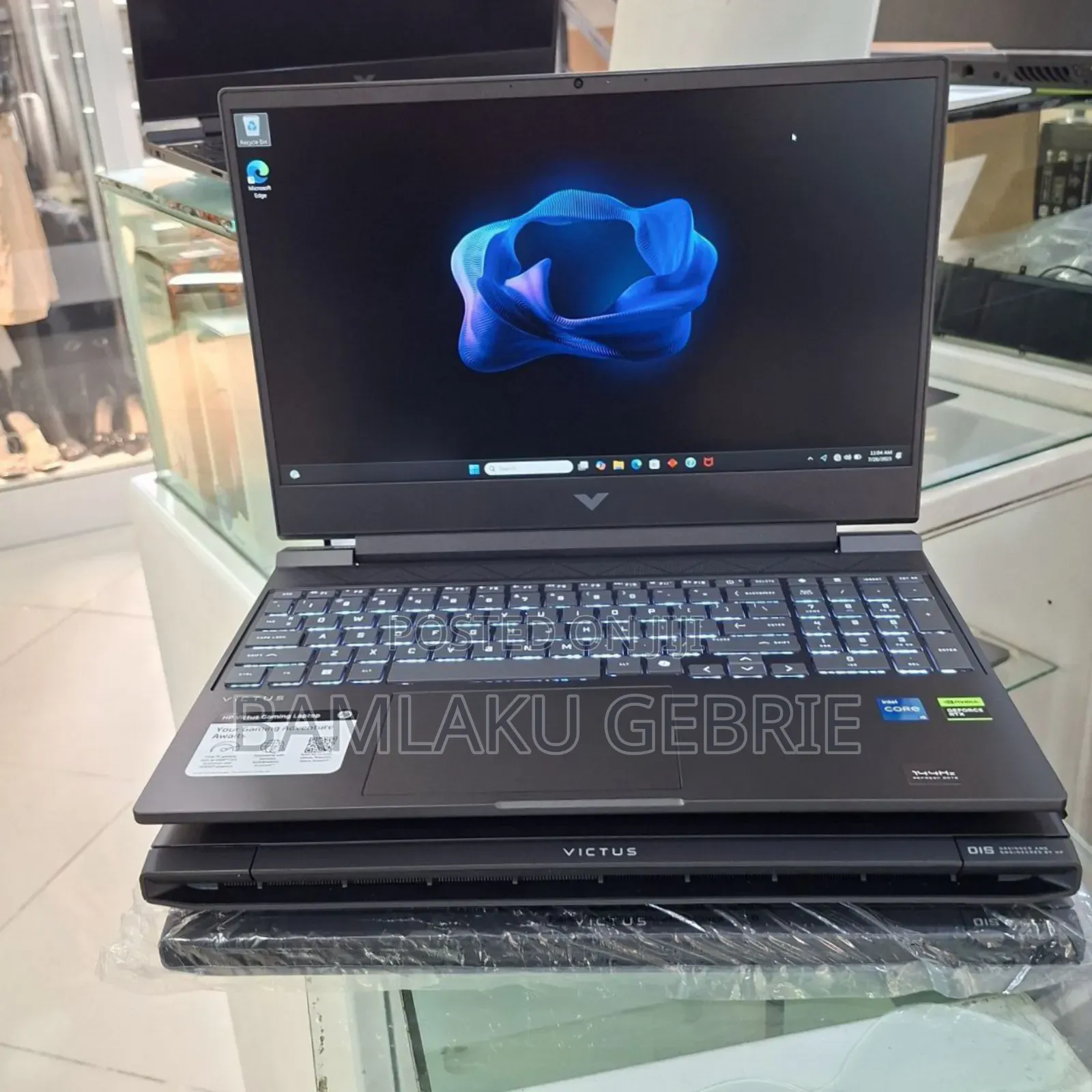 New Laptop HP Victus 15 8GB Intel Core I5 SSD 512GB