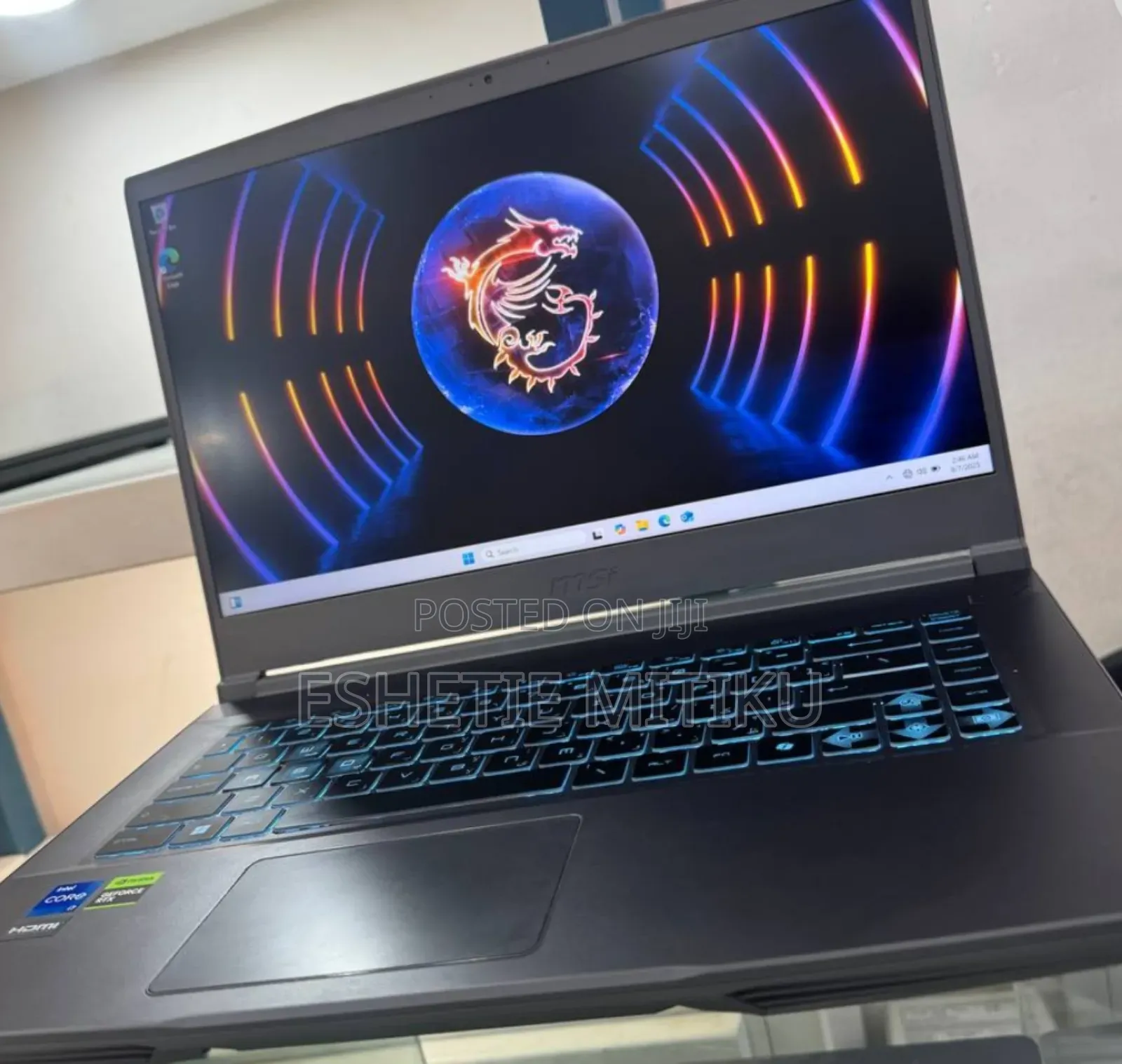 New Laptop MSI 16GB Intel Core I7 SSD 512GB