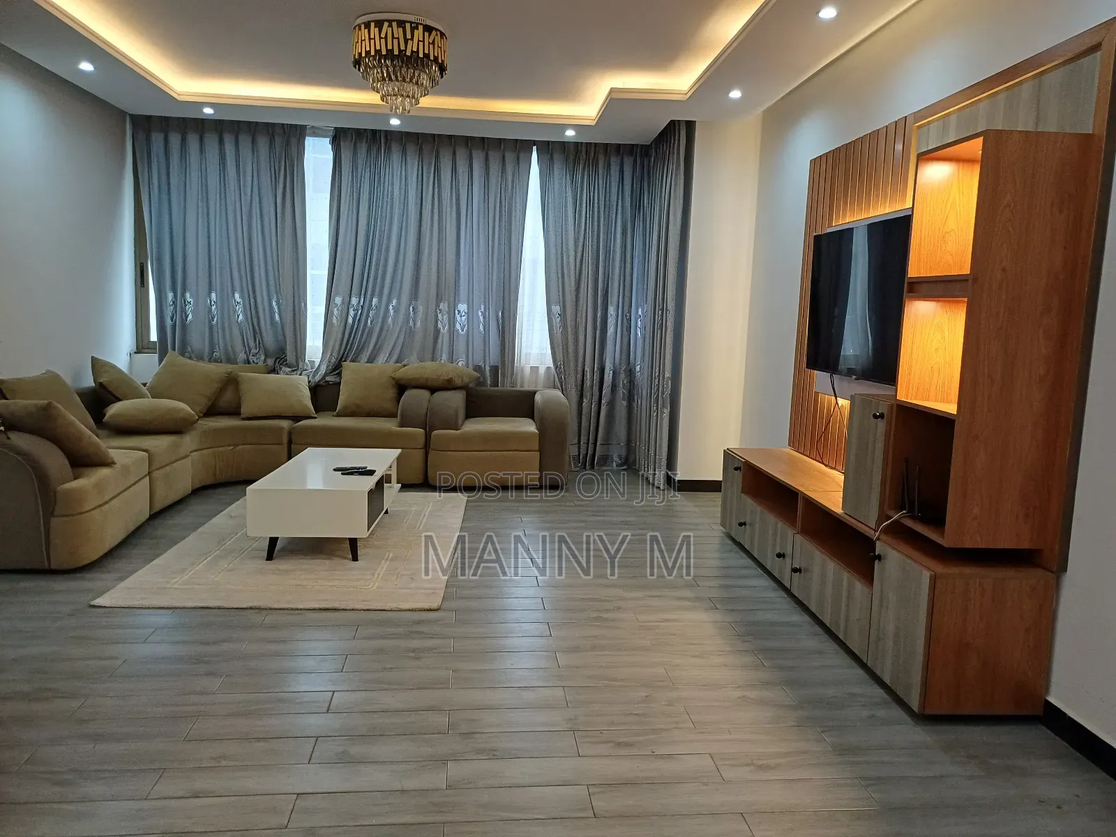 Furnished 4bdrm Apartment in Diaspora Apartment, Yeka for rent