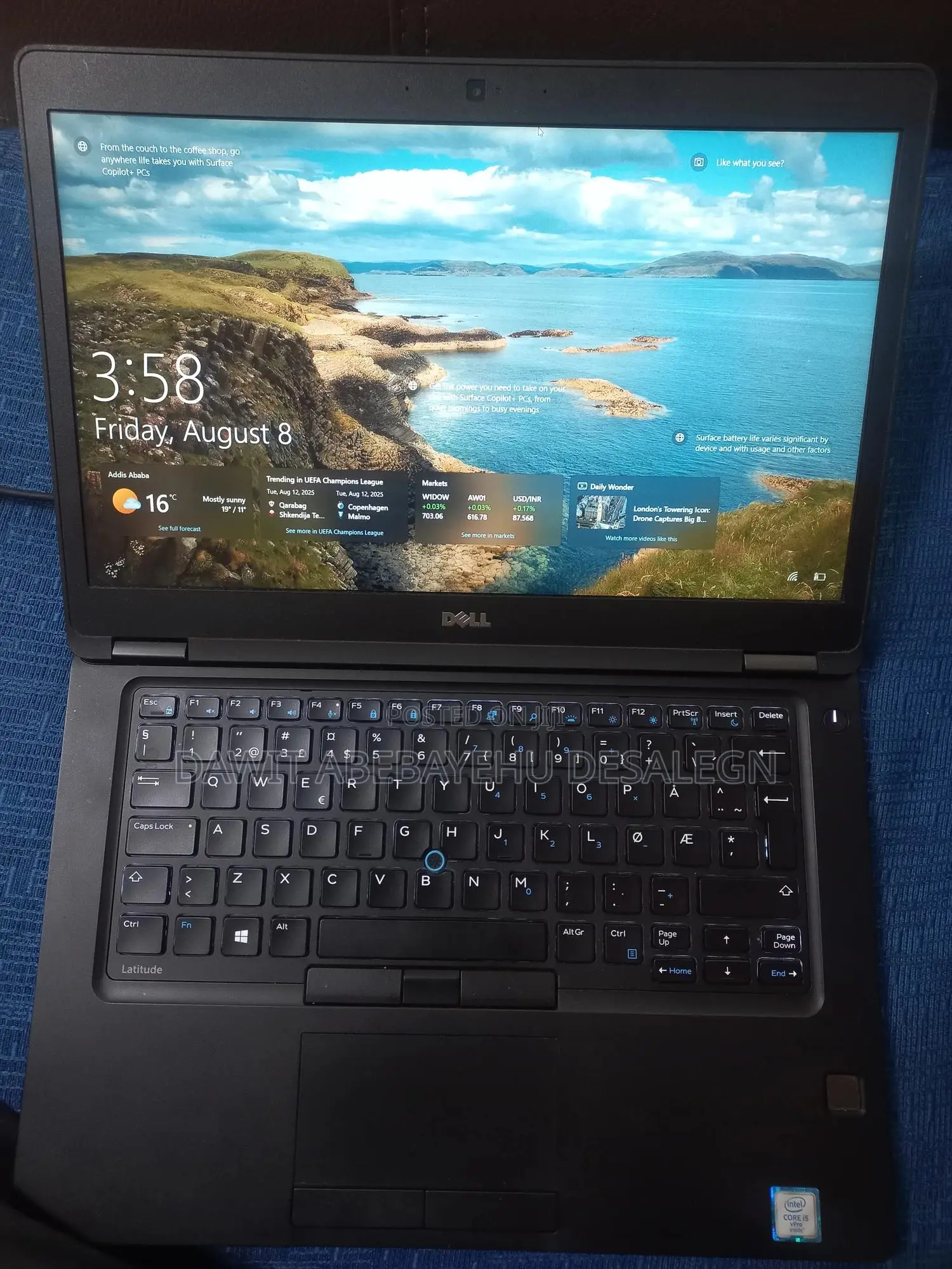 Laptop Dell Latitude 14 5480 8GB Intel Core I5 SSD 256GB