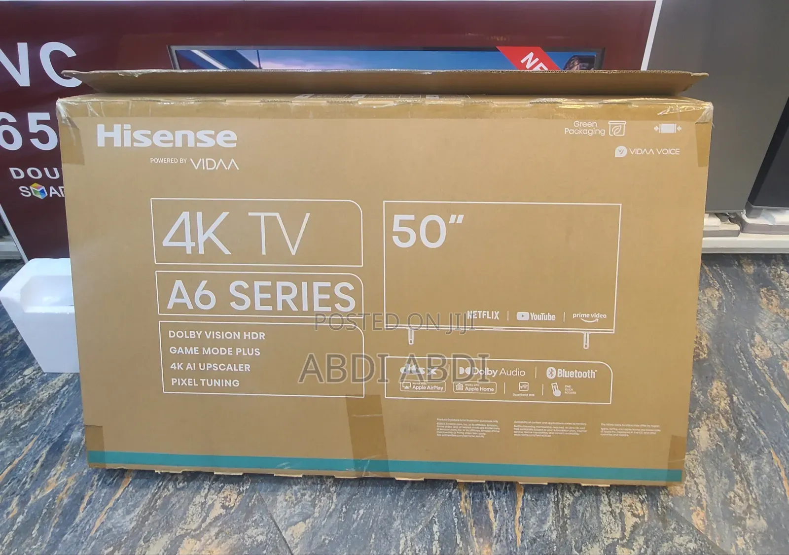 Hisense Tv 50" Vidaa A6 Series
