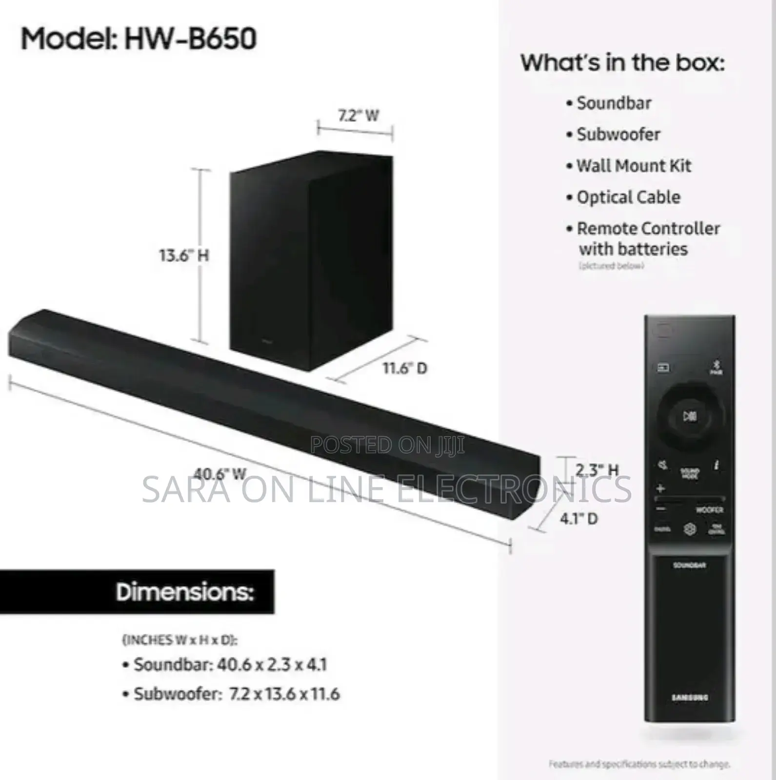 ☆Samsung Sound Bar ☆ Real Orignal