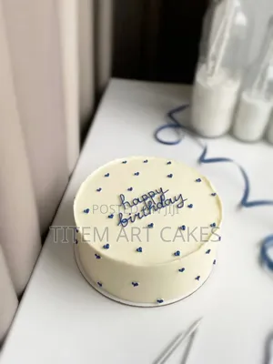 Photo - Sweet Fasting Simple Birthday Cake
