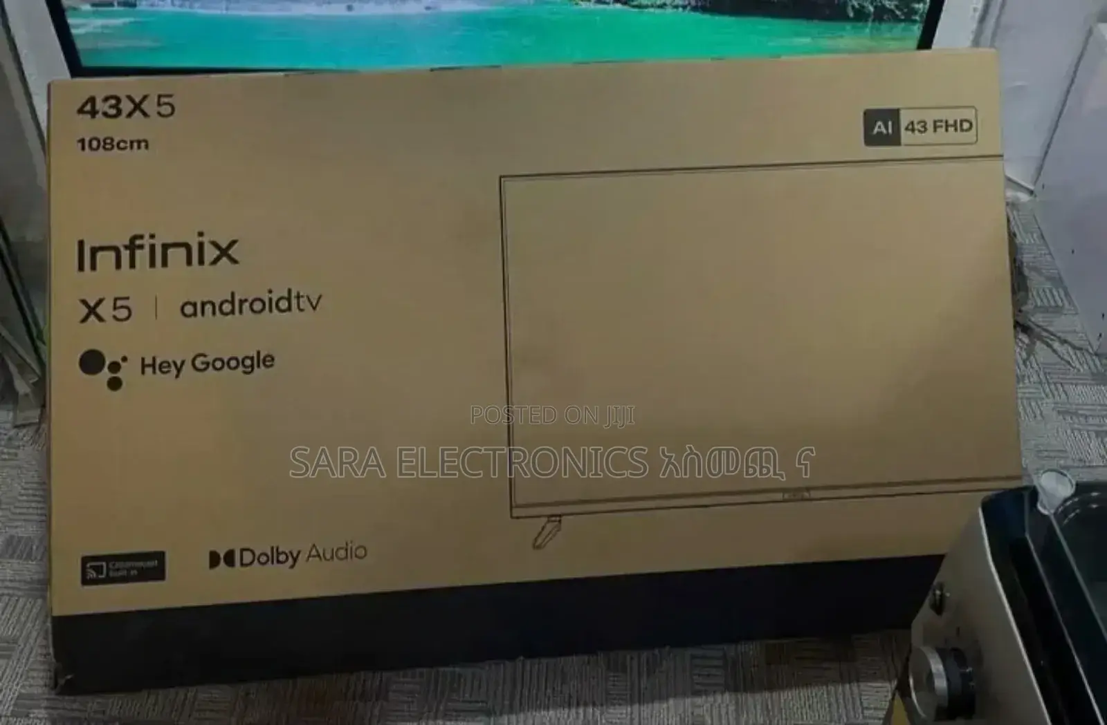 ◆infinix 43" Google Android TV ◆ Free Deliver ◆10_year Warranty