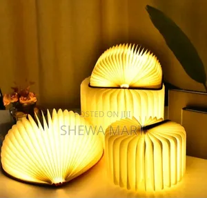 Photo - Led Wooden Luminous Book Lamp 3 Colors Book Girlfriend