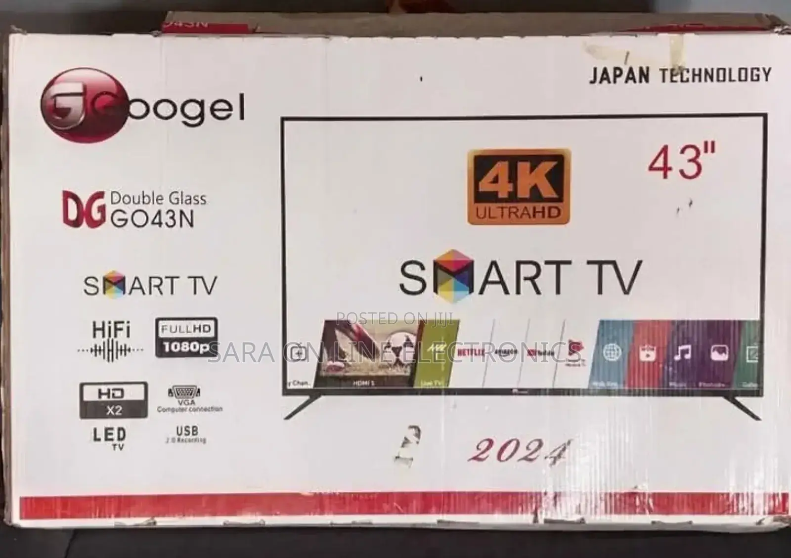 ♧Google 43"♧ Smart Uhd Tv New 2025