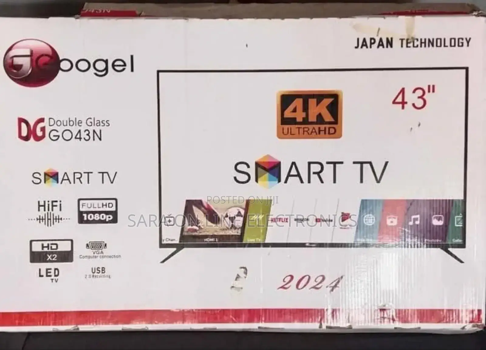♧Google 43"♧ Smart Uhd Tv New 2025