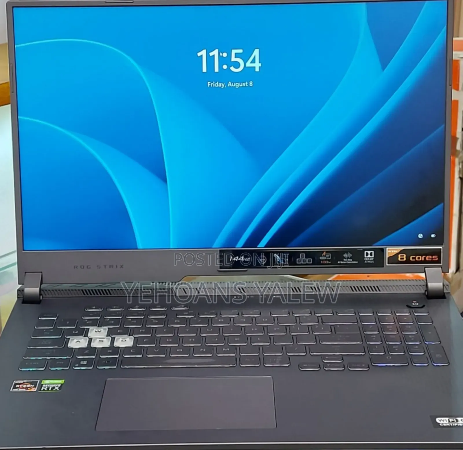 New Laptop Asus ROG Strix G17 16GB AMD Ryzen 7 SSD 1T