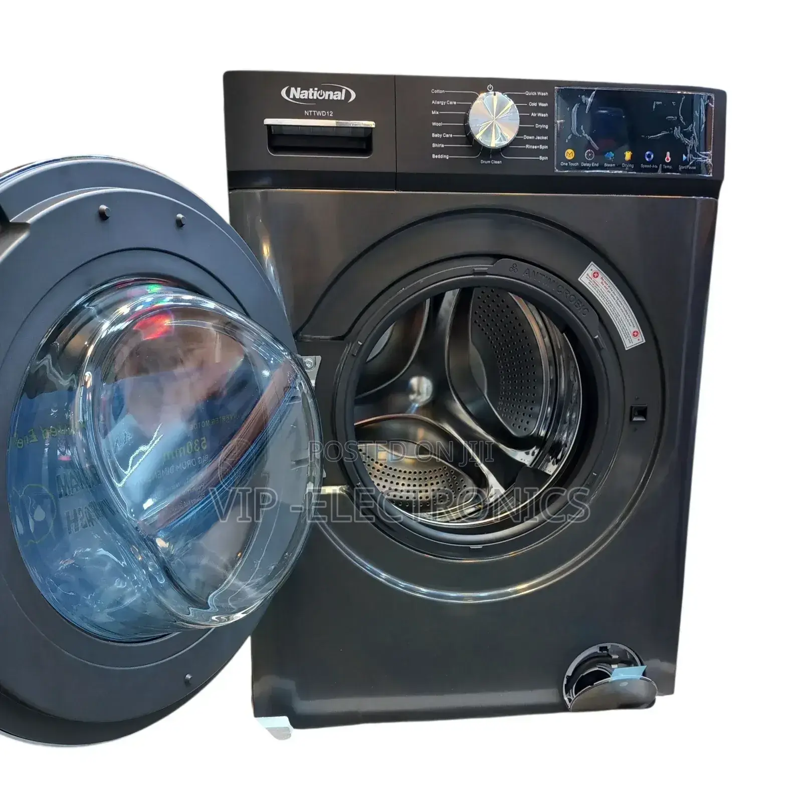 National Full Automatic Washing Machine 12kg Front Load