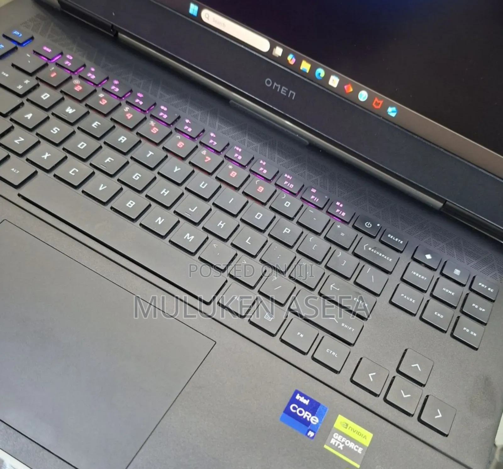 New Laptop HP Omen 17 32GB Intel Core I7 SSD 2T