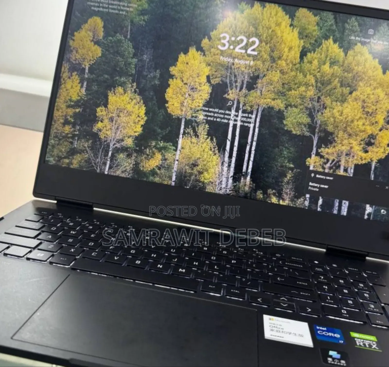 New Laptop HP Omen 16 16GB Intel Core I7 SSD 512GB