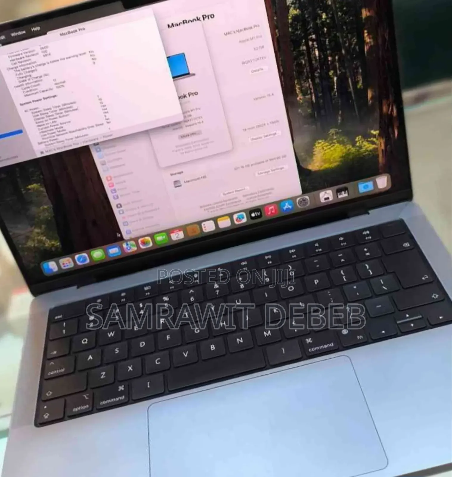 New Laptop Apple MacBook Pro M1 32GB SSD 1T